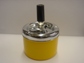 Yellow Spinner Ashtray Small 8cm (133)